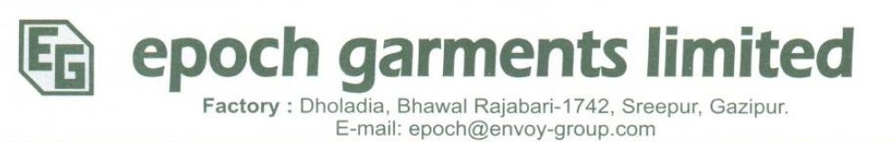 EPOCH GARMENTS LTD