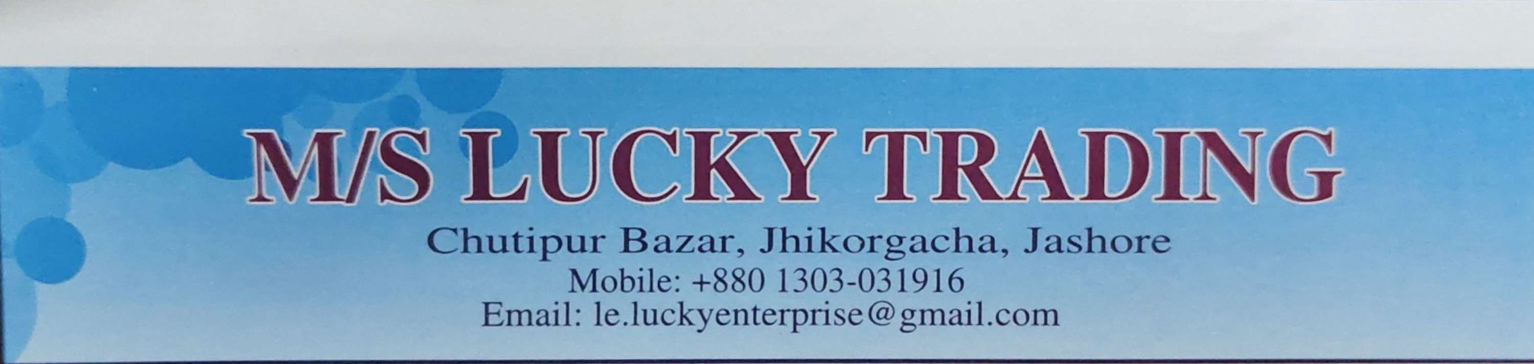 M/S. LUCKY TRADING